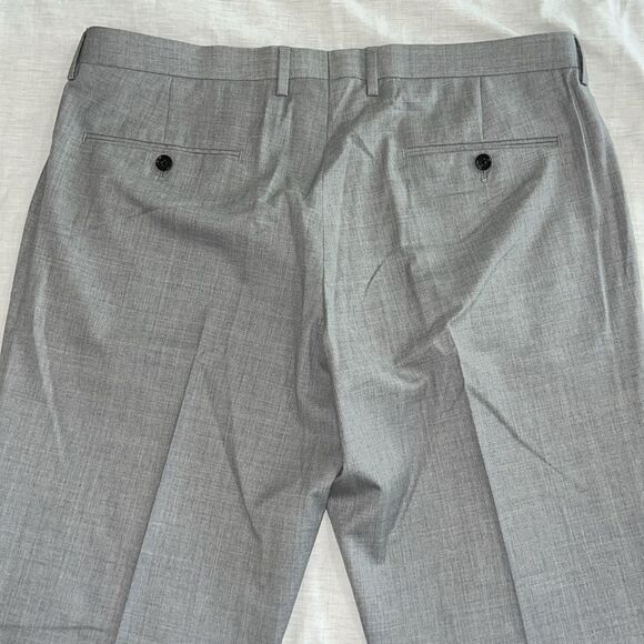NWOT Ludlow Slim Fit Suit Pants in Lora Piana Wool Gray Size 36 x 32 - Picture 9 of 14